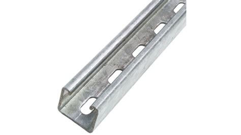 Unistrut 41 x 41mm Slotted Galvanised Steel Strut, 2m .